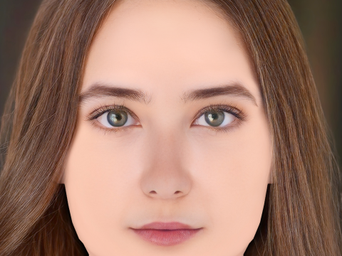 Kensington Tallman Head - No Hair - Low poly head for game 3D Model