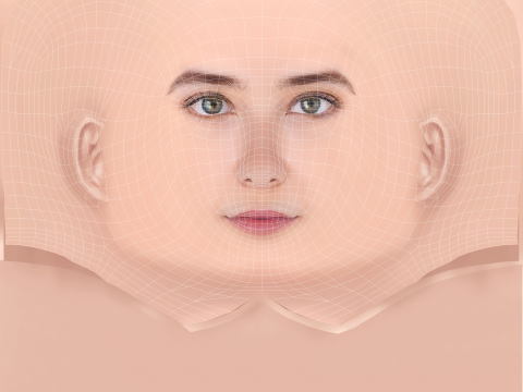 Kensington Tallman Head - No Hair - Low poly голова для гри 3D Модель