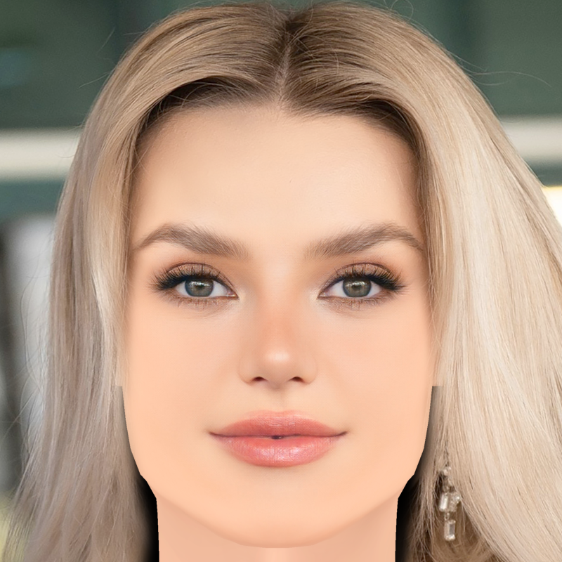 Krystyna Pyszkova 헤드 - 머리카락 없음 - 게임용 로우 폴리 헤드 3D 모델 .c4d .max .obj .3ds .fbx .stl .blend 