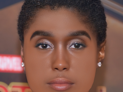 Голова Лашаны Линч - без волос - низкополигональная голова для игры 3D Модель