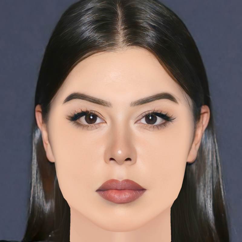 लॉरेन चैन हेड - नो हेयर - गेम के लिए लो पॉली हेड 3D मॉडल .c4d .max .obj .3ds .fbx .stl .blend 