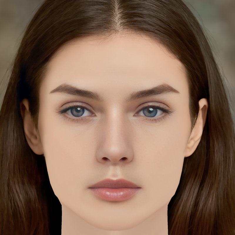 Lucy Markovic Head - No Hair - 게임용 로우 폴리 헤드 3D 모델 .c4d .max .obj .3ds .fbx .stl .blend 