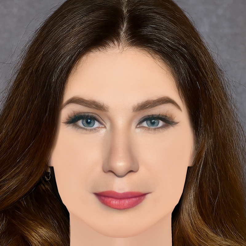 Голова Лінн Коллінз - без волосся - низькополігональна голова для гри 3D Модель .c4d .max .obj .3ds .fbx .stl .blend 