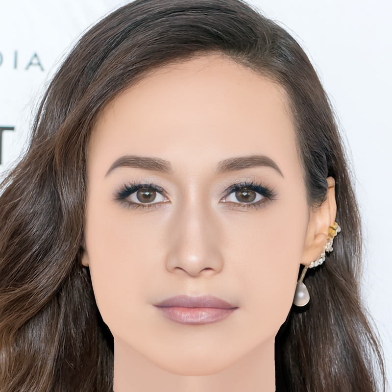 Maggie Q Head - Senza capelli - Testa in polietilene bassa per il gioco Modello 3D .c4d .max .obj .3ds .fbx .stl .blend 