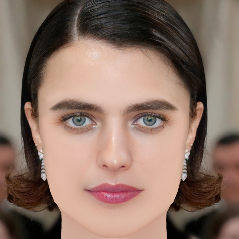 Margaret Qualley Head - Tanpa Rambut - Kepala poli rendah untuk permainan Model 3D .c4d .max .obj .3ds .fbx .stl .blend 