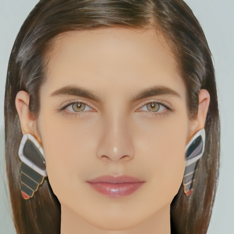 Głowa Marii Gabrieli de Faria - No Hair - Głowa Low Poly do gry Model 3D .c4d .max .obj .3ds .fbx .stl .blend 