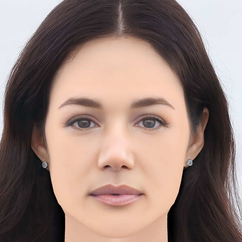 Głowa Mariela Garriga - No Hair - Głowa Low Poly do gry Model 3D .c4d .max .obj .3ds .fbx .stl .blend 