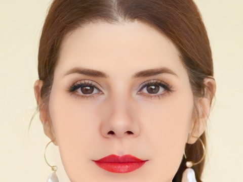 Голова Маріси Томей - без волосся - низькополігональна голова для гри 3D Модель