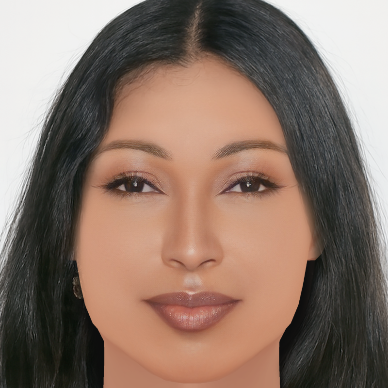 Melanie Fiona Head - Sem cabelo - Cabeça baixa poli para jogo Modelo 3D .c4d .max .obj .3ds .fbx .stl .blend 