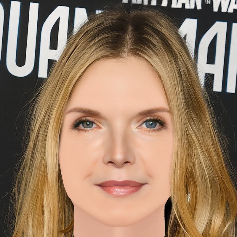 Testa di Michelle Pfeiffer - Senza capelli - Testa in poliestere bassa per il gioco Modello 3D .c4d .max .obj .3ds .fbx .stl .blend 