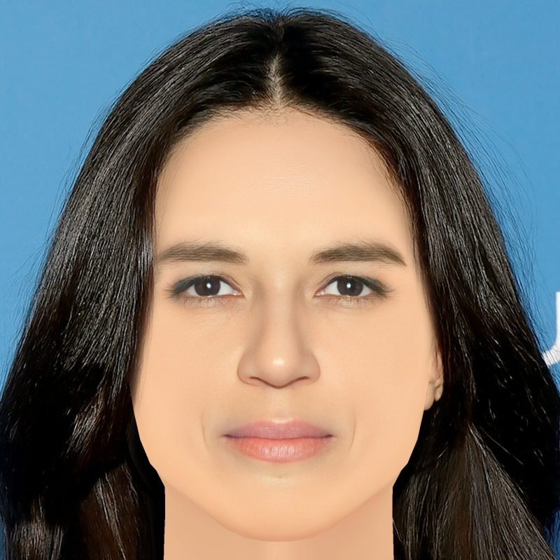 Michelle Rodriguez Kopf – ohne Haare – Low-Poly-Kopf für das Spiel 3D Modell .c4d .max .obj .3ds .fbx .stl .blend 