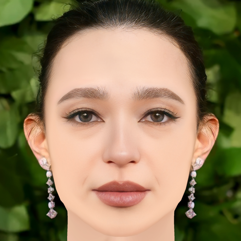 Mikey Madison Head - 无头发 - 低聚游戏头 3D 模型 .c4d .max .obj .3ds .fbx .stl .blend 