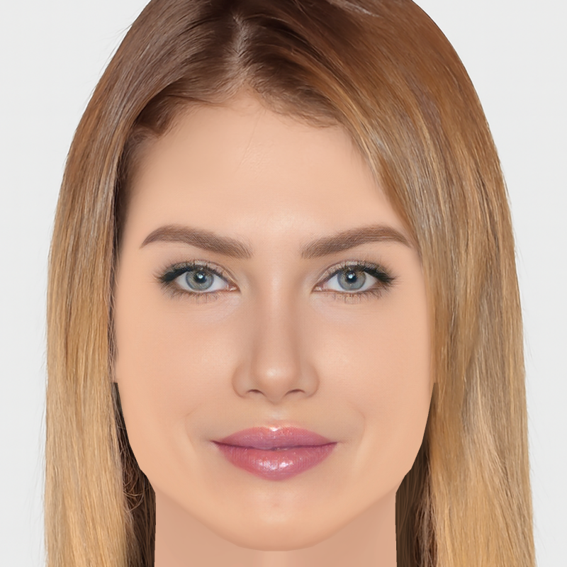 Mireia Lalaguna Kafası - Saçsız - Oyun için düşük poli kafa 3D Model .c4d .max .obj .3ds .fbx .stl .blend 