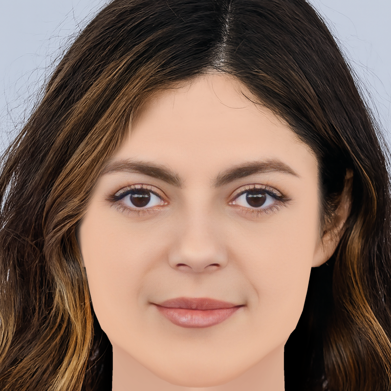 Monica Barbaro 頭 - 髪なし - ゲーム用の低ポリ頭 3Dモデル .c4d .max .obj .3ds .fbx .stl .blend 