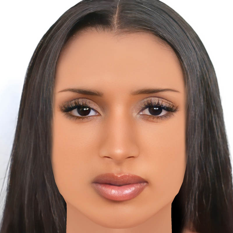 Testa di Naomi Sharon - Senza capelli - Testa in polietilene bassa per il gioco Modello 3D .c4d .max .obj .3ds .fbx .stl .blend