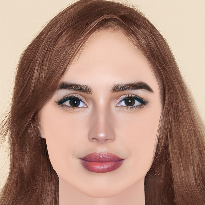 Голова Оливии Калпо - Без волос - Низкополигональная голова для игры 3D Модель .c4d .max .obj .3ds .fbx .stl .blend