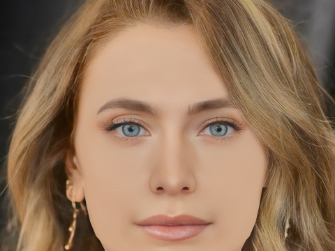 Paris Jackson Head - No Hair - Low poly head for game 3D Model