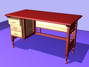 escritorio 002 Modelo 3D