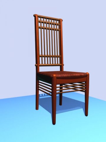 silla 07 Model 3D .c4d .max .obj .3ds .fbx .stl .blend 