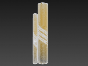 wedding rings gold diamond ornaments jewelry pearls and jewels 3D Model