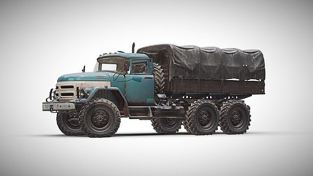 pbr truck carry-all transport vehicle military vehicles car 3Dモデル .c4d .max .obj .3ds .fbx .stl .blend 