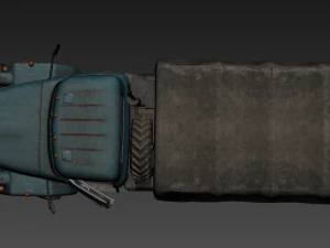 pbr truck carry-all transport vehicle military vehicles car 3D Model