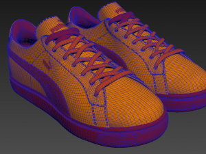 puma skate shoes hiker shoes gym shoes running shoes casual Model 3D