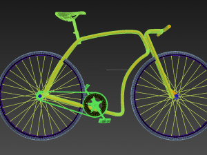 bike cycle bmx wheels cyclist wheel biker bicycle cycling 3Dモデル