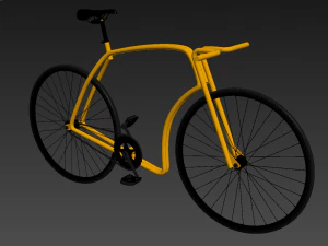 bike cycle bmx wheels cyclist wheel biker bicycle cycling 3D Model