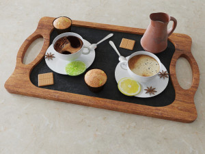 cup with coffee breakfast accessory beverage ceramic decor dining Modèle 3D