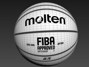 basketball fiba hobby sport equipment fiba basket 3D 모델