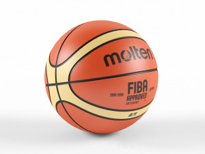 basketball fiba hobby sport equipment fiba basket 3D Model