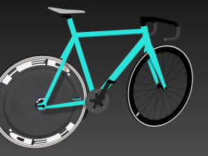 bike cycle bmx wheels cyclist wheel biker bicycle extreme 3D Модель