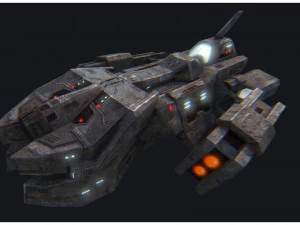 science fiction spacecraft scifi space ship 3D Model