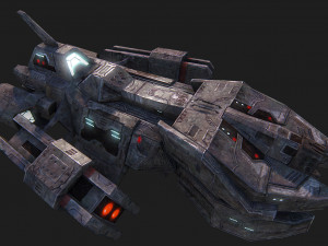 science fiction spacecraft scifi space ship Modelo 3D