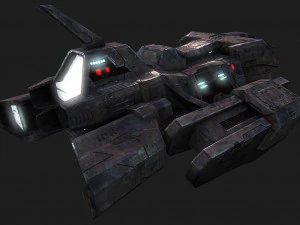 science fiction spacecraft scifi space ship 3D Model