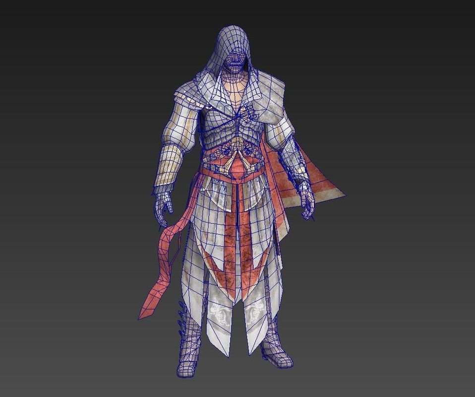 Ezio Auditore Da Firenze Man 3d Model In Man 3dexport