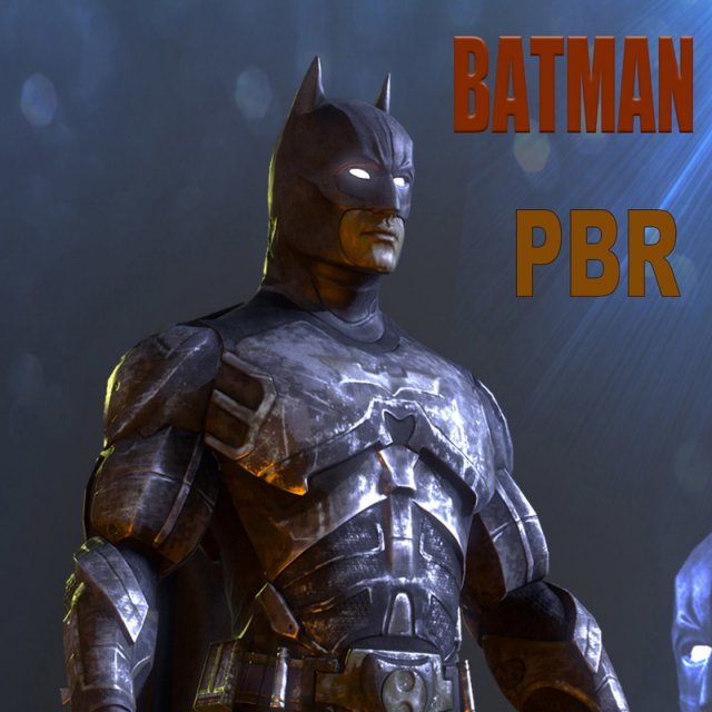 batman superhero supervillain villain hero dc comics character Modelo 3D .c4d .max .obj .3ds .fbx .stl .blend