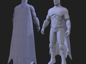 batman superhero supervillain villain hero dc comics character Modelo 3D