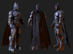 batman superhero supervillain villain hero dc comics character Modelo 3D