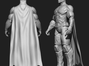 batman superhero supervillain villain hero dc comics character Modelo 3D