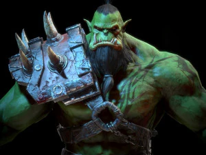 durotan therianthropy character low-poly 3D Model