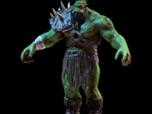 durotan therianthropy character low-poly Modelo 3D