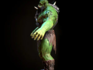 durotan therianthropy character low-poly 3D Model