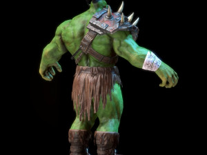durotan therianthropy character low-poly Modelo 3D