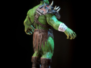 durotan therianthropy character low-poly Modelo 3D