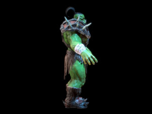 durotan therianthropy character low-poly Modelo 3D