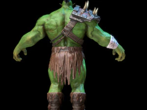 durotan therianthropy character low-poly 3D Model