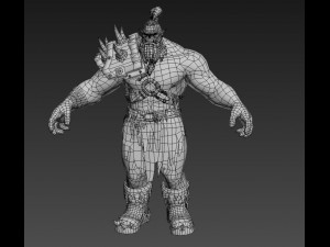 durotan therianthropy character low-poly Modelo 3D