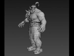 durotan therianthropy character low-poly 3D Model